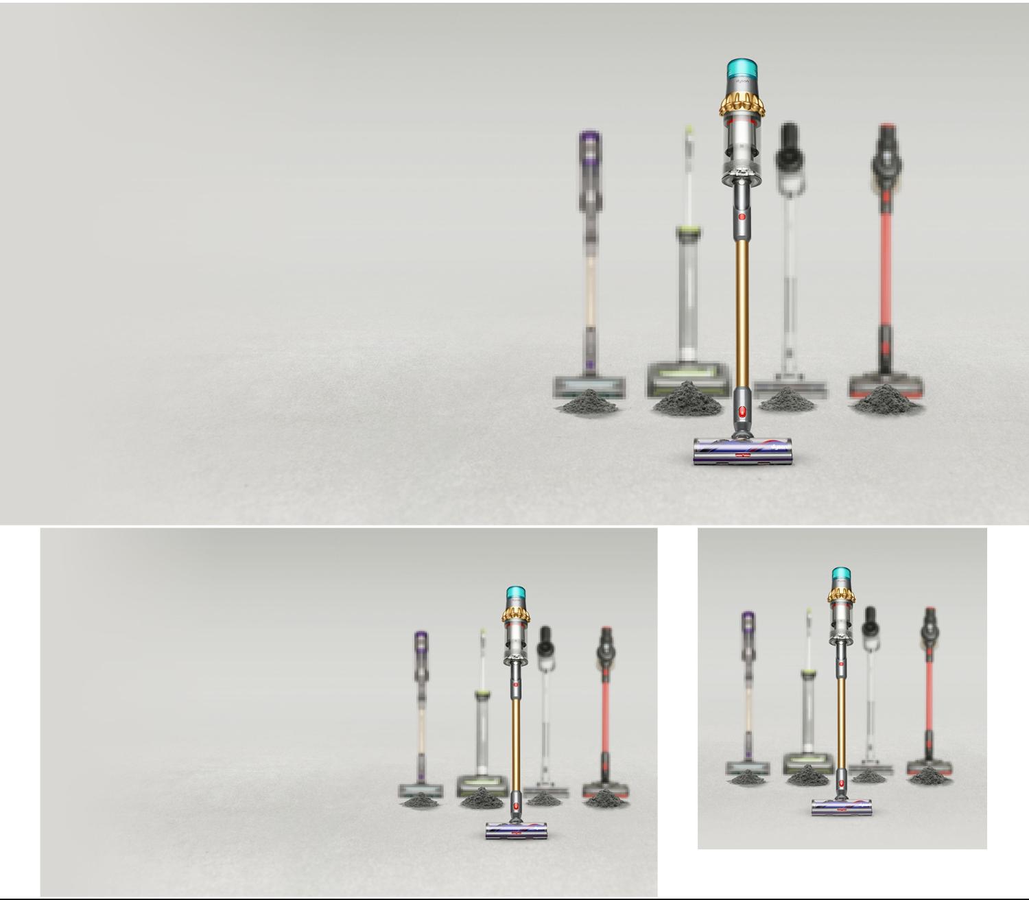 A video showing how Dyson removes dust other brands leave behind.